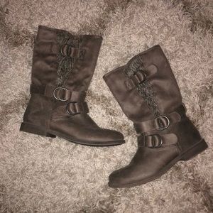 Buckled Brown Boots